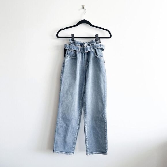 Silver Jeans Co. Womens Denim Pants High Rise Universal Fit Straight Blue Sz 26 - Picture 2 of 11